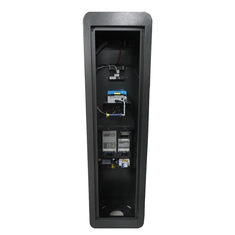 Acceso VehicularZKTECOTBM01/TBM02Kit Dispensador Lector de Tickets QR Sin Contacto Compatible Sensor Masa VR10 UHF Pantalla LED Voz ZKTECO TBM01 TBM02 - SILYMX