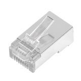 Bote con 100 Plugs Pass through RJ45 Cat5e BLINDADO, chapado de oro a 30 micras para durabilidad extrema LINKEDPRO BY EPCOM - Imagen 2