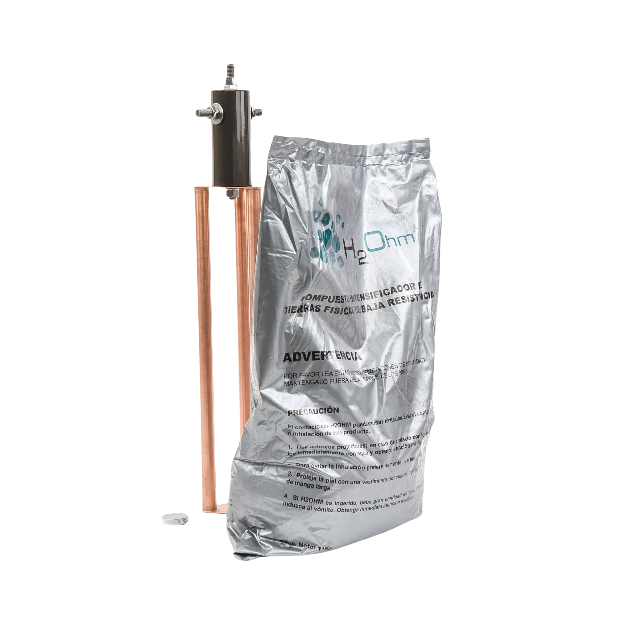 Kit de tierra fisica TOTAL GROUND 45 A con Electrodo, Filtro y Compuesto H2Ohm TG-45AB - Imagen 1