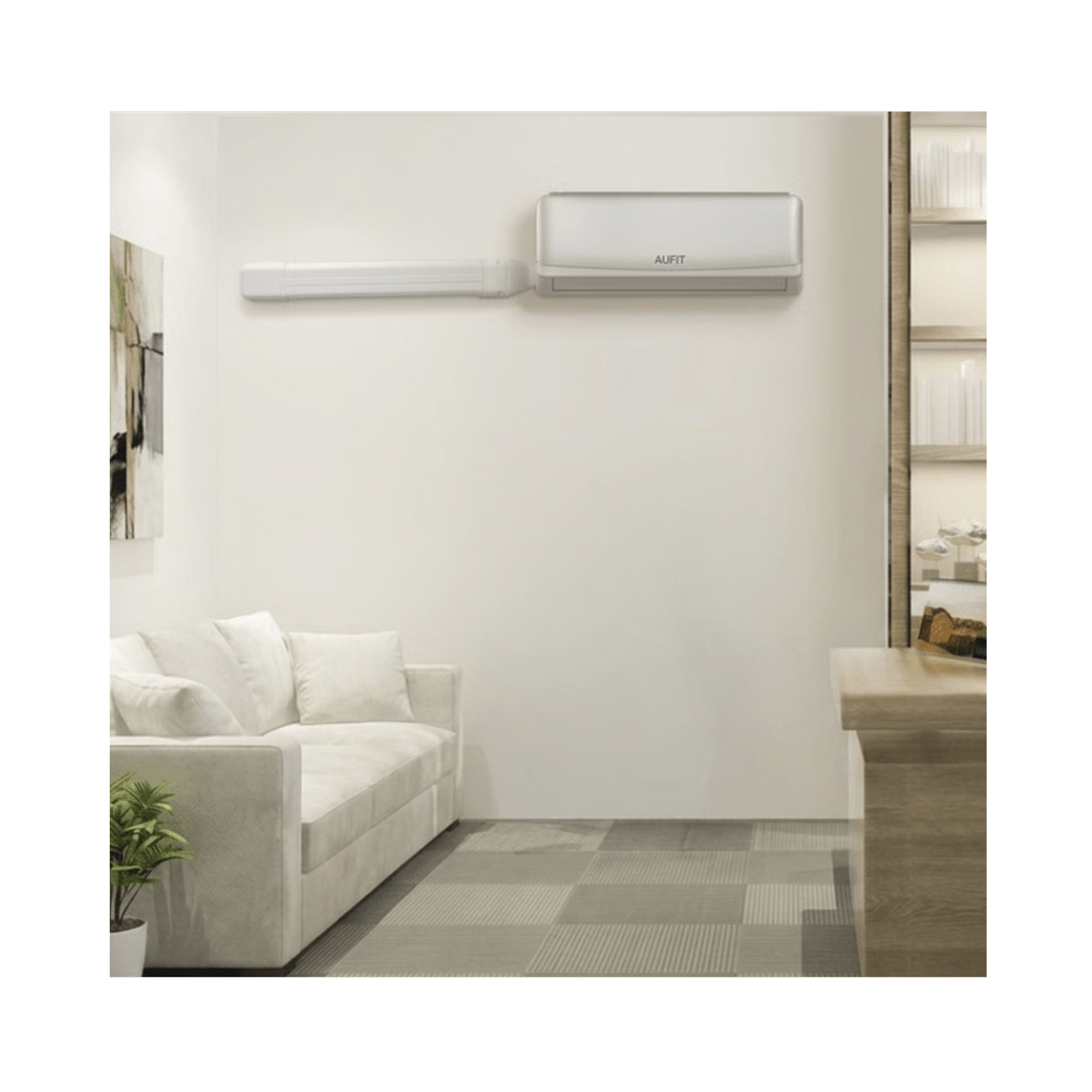 Kit de Canaletas Para la Organización de Tuberías y Cables Eléctricos en Instalaciones de Aire Acondicionado, Uso en Interiores y Exteriores, PVC Rígido, Ideal Para Minisplit, Contenido de Kit (11 Piezas), (3000-00000) THORSMAN TH-AC-KIT - Imagen 3