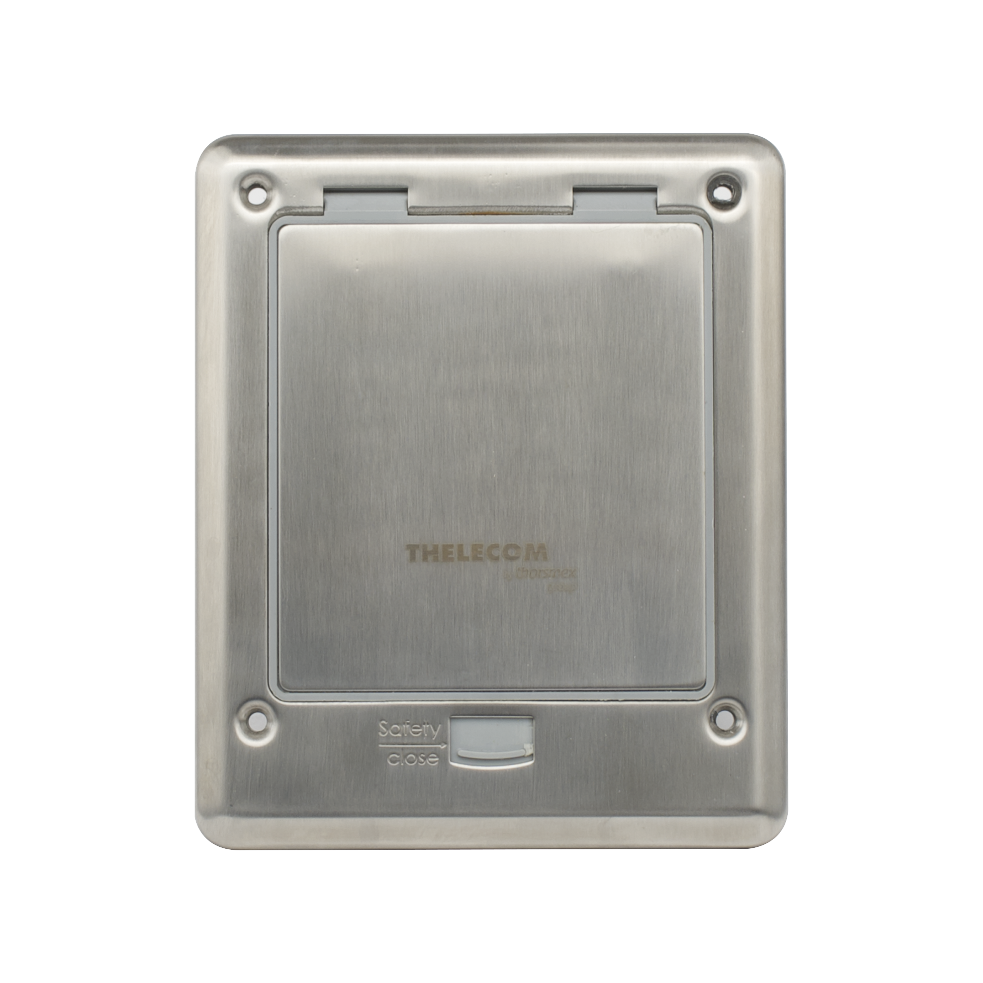 Caja de piso con contacto eléctrico (Duplex), resistente al agua, IP66 (Con tapa cerrada) (11000-53201) THORSMAN - Imagen 1