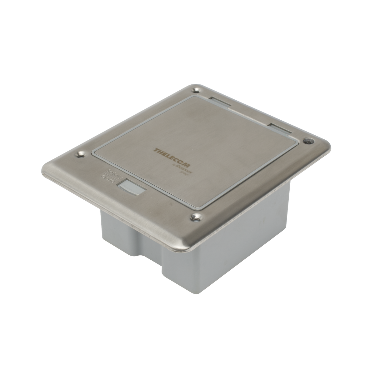 Caja de piso con contacto eléctrico (Duplex), resistente al agua, IP66 (Con tapa cerrada) (11000-53201) THORSMAN - Imagen 2