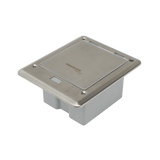 Caja de piso con contacto eléctrico (Duplex), resistente al agua, IP66 (Con tapa cerrada) (11000-53201) THORSMAN - Imagen 2