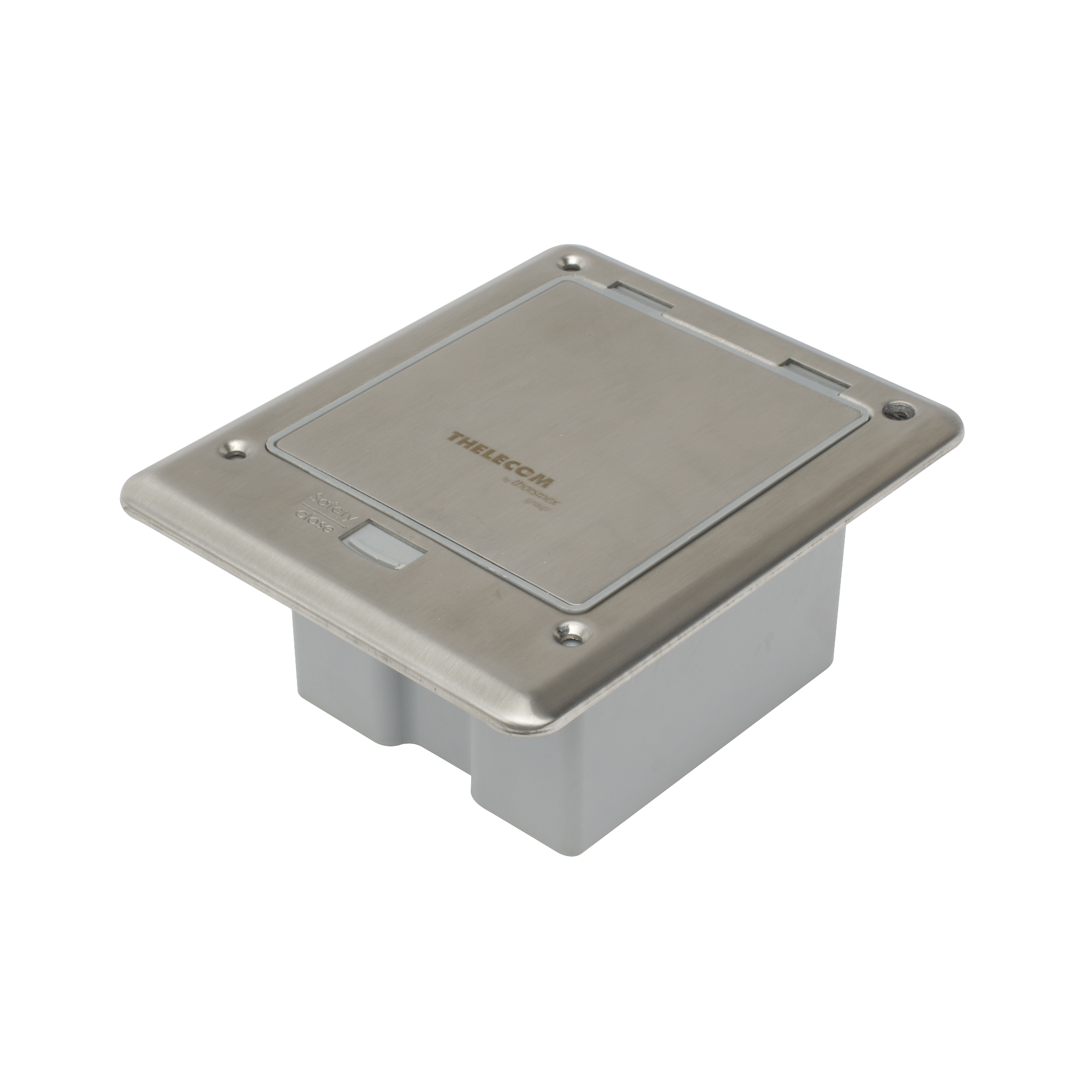 Caja de piso con contacto eléctrico (Duplex), resistente al agua, IP66 (Con tapa cerrada) (11000-53201) THORSMAN - Imagen 2