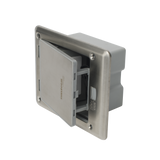 Caja de piso con contacto eléctrico (Duplex), resistente al agua, IP66 (Con tapa cerrada) (11000-53201) THORSMAN - Imagen 4