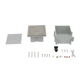 Caja de piso con contacto eléctrico (Duplex), resistente al agua, IP66 (Con tapa cerrada) (11000-53201) THORSMAN - Imagen 5