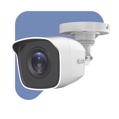 Cámara Bala TURBO 2 Megapíxeles (1080p) Gran Angular 103º Lente 2.8 mm METAL 20 mts Exterior IP66 TVI-AHD-CVI-CVBS THC-B120-MC HiLook by HIKVISION - Imagen 1
