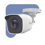 Cámara Bala TURBO 2 Megapíxeles (1080p) Gran Angular 103º Lente 2.8 mm METAL 20 mts Exterior IP66 TVI-AHD-CVI-CVBS THC-B120-MC HiLook by HIKVISION - Imagen 1