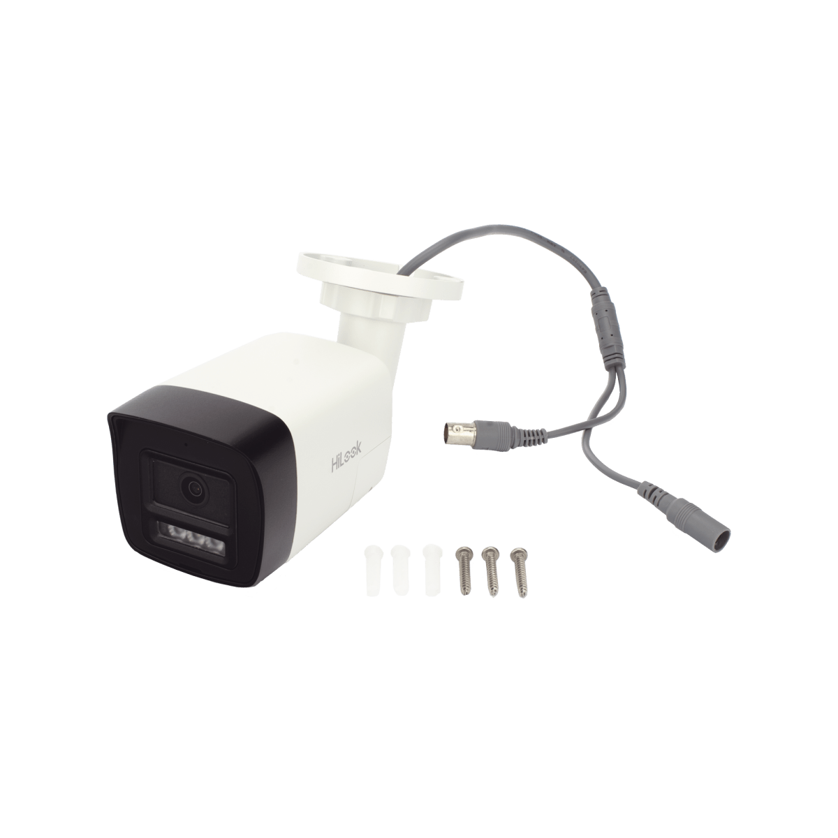 Camaras Analogicas BalaHiLook by HIKVISIONTHC-B127-LTSCamara Bala TurboHD 2MP 1080p ColorVu Audio Bidireccional Dual Light IR 30m Luz Blanca 20m Exterior IP67 HiLook THC - B127 - LTS - SILYMX