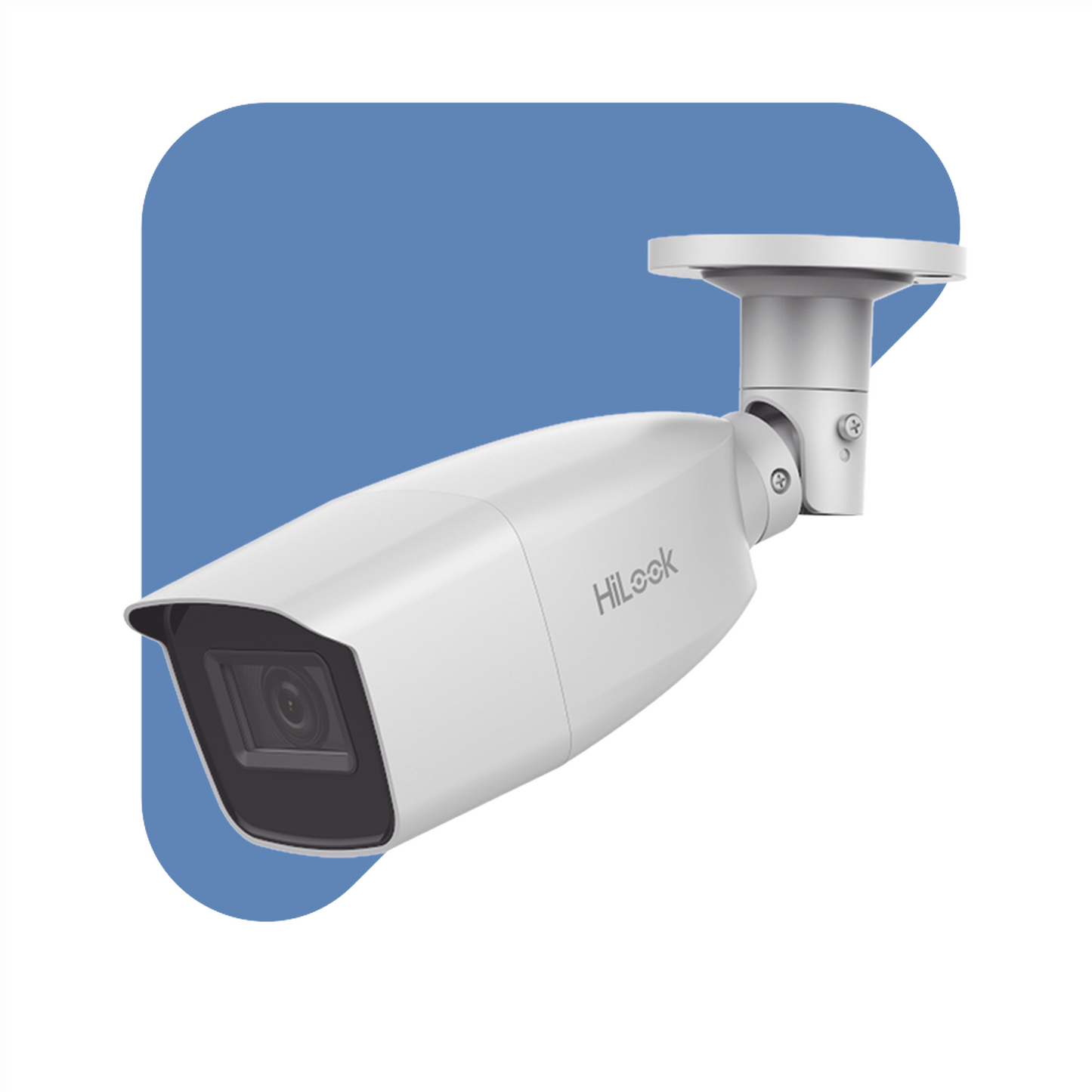 Bala TURBOHD 2 Megapixel (1080p) / Lente Var. 2.8 a 12 mm / CLIMAS EXTREMOS / IR EXIR Inteligente 40 mts / Exterior IP66 / TVI-AHD-CVI-CVBS / dWDR HiLook by HIKVISION - Imagen 1