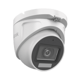 Camaras Analogicas DomoHiLook by HIKVISIONTHC-T127-LMSCamara Turret TurboHD 2MP ColorVu Dual Light IR 30m Audio Coaxitron IP66 HiLook THC - T127 - LMS - SILYMX