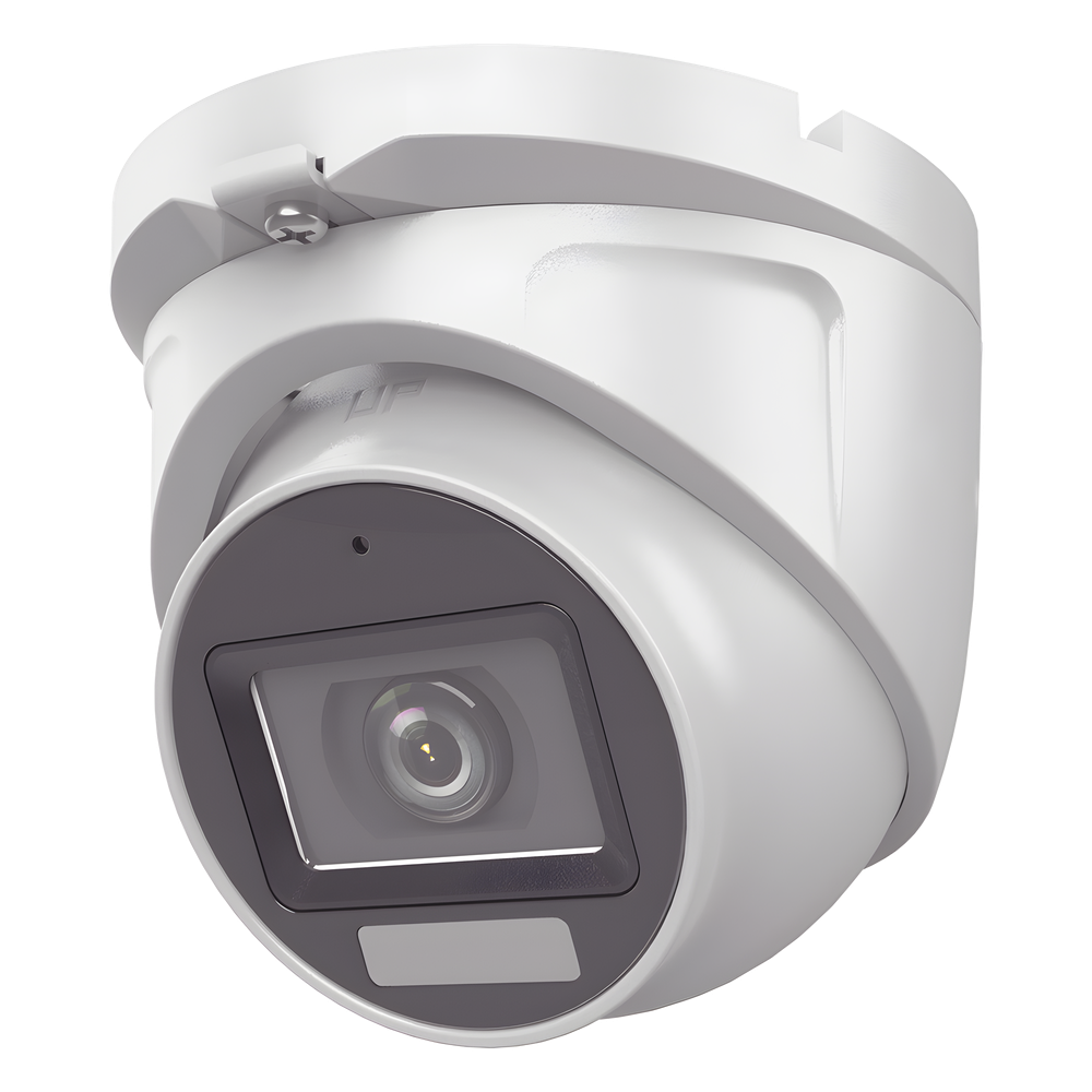 Camara Turret TURBOHD 2MP Dual Light IR 30m Luz Blanca 20m Lente 2.8mm IP66 Audio 4 en 1 HiLook THC-T127-LMS/NEU - Imagen 1