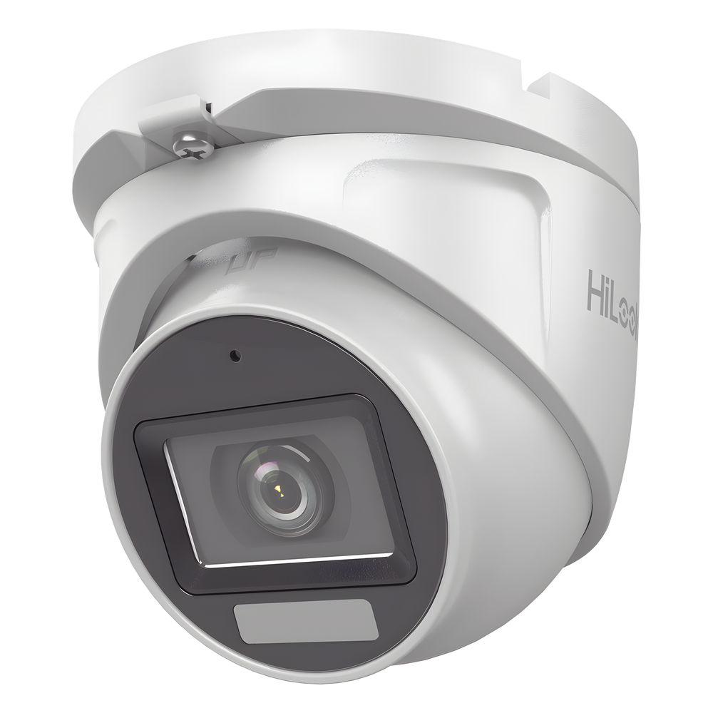 Camara Turret TurboHD 3K Dual Light IR 30m Luz Blanca 20m Audio Coaxitron IP66 HiLook THC-T157-LMS HiLook by HIKVISION - Imagen 1