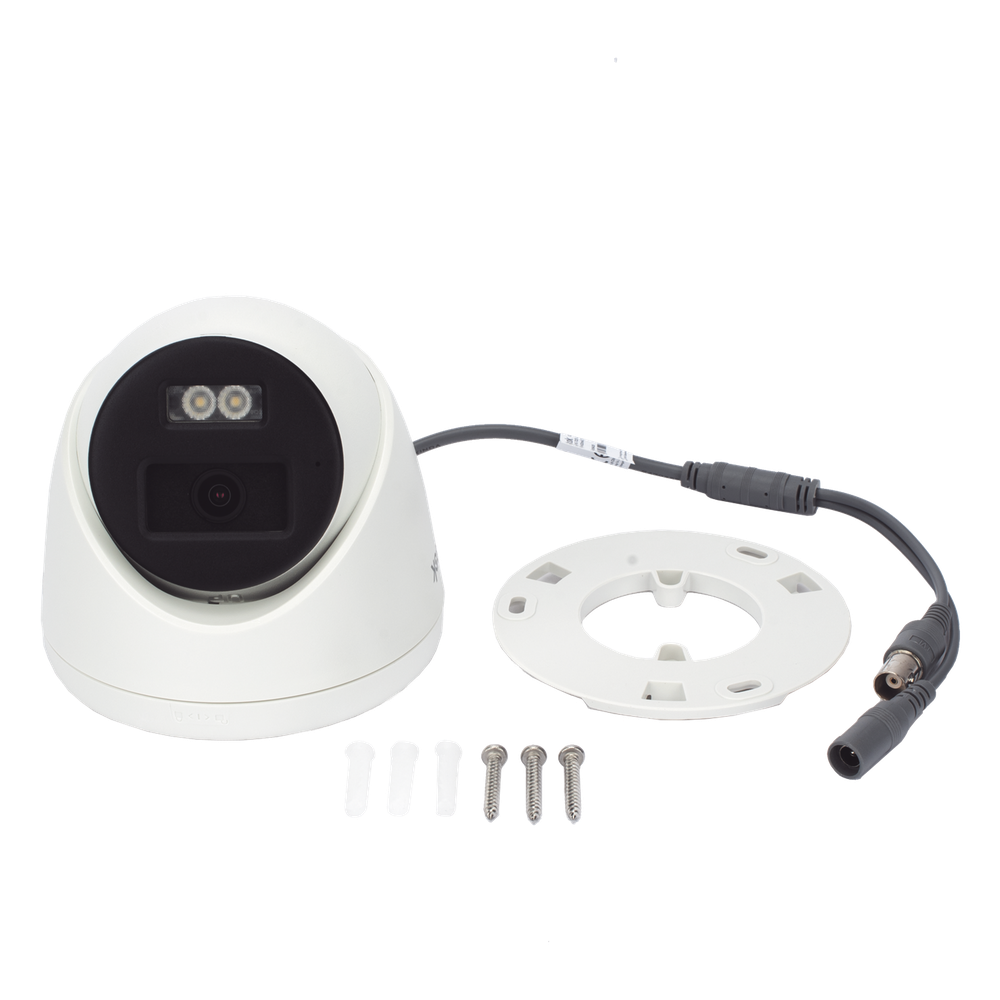 Camara Turret TurboHD TVI 2MP Dual Light 40m Audio Bidireccional ColorVu IP67 dWDR HiLook THC-T227-LTS - Imagen 5
