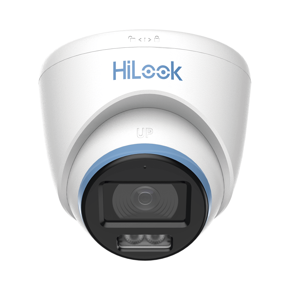 Camaras Analogicas DomoHiLook by HIKVISIONTHC-T259-LSCamara Turret TurboHD 5MP ColorVu Dual Light IR 40m Microfono IP67 HiLook THC - T259 - LS - SILYMX