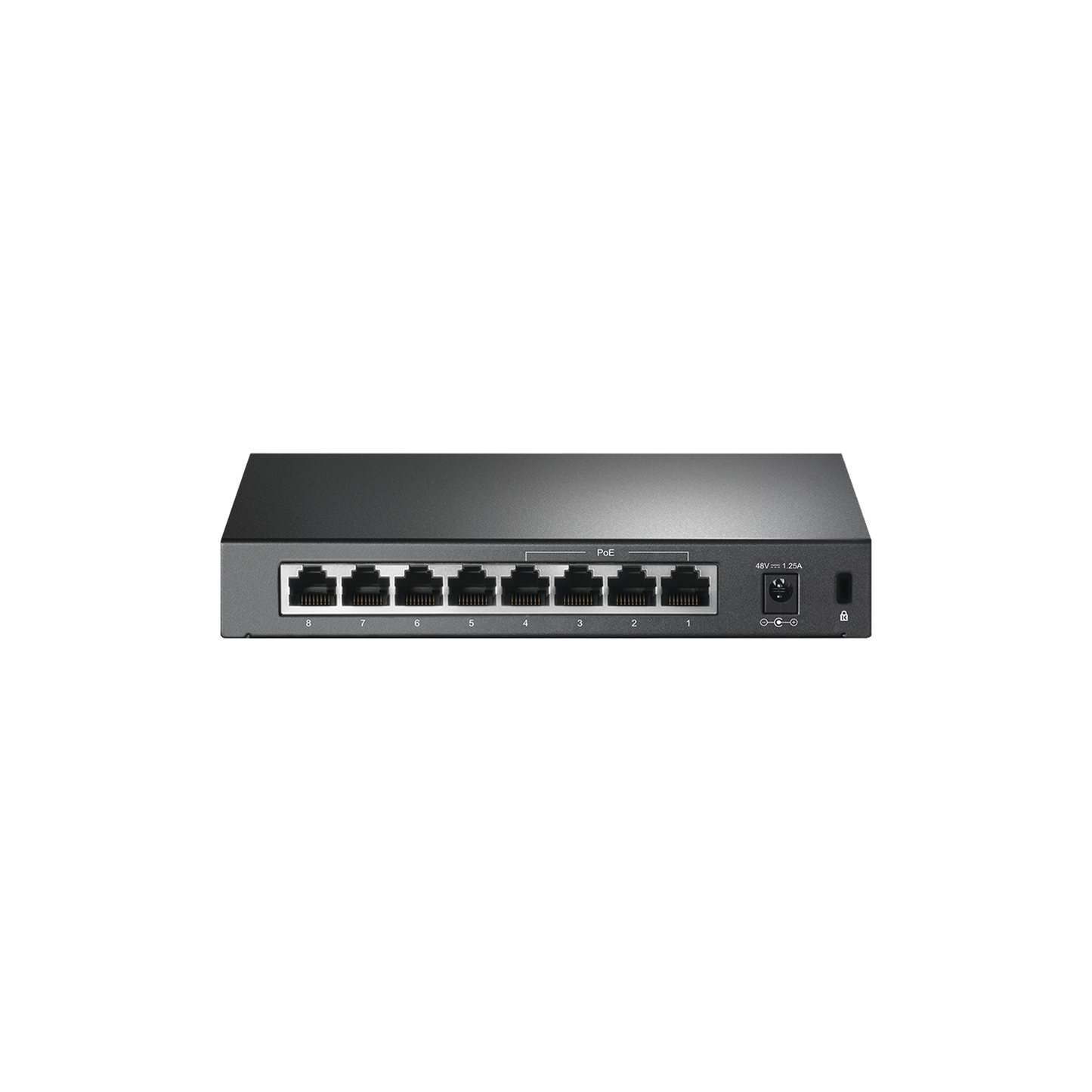 Switch PoE no Administrable de escritorio 8 puertos 10/100 Mbps, 4 puertos PoE, 57 W TP-LINK - Imagen 1