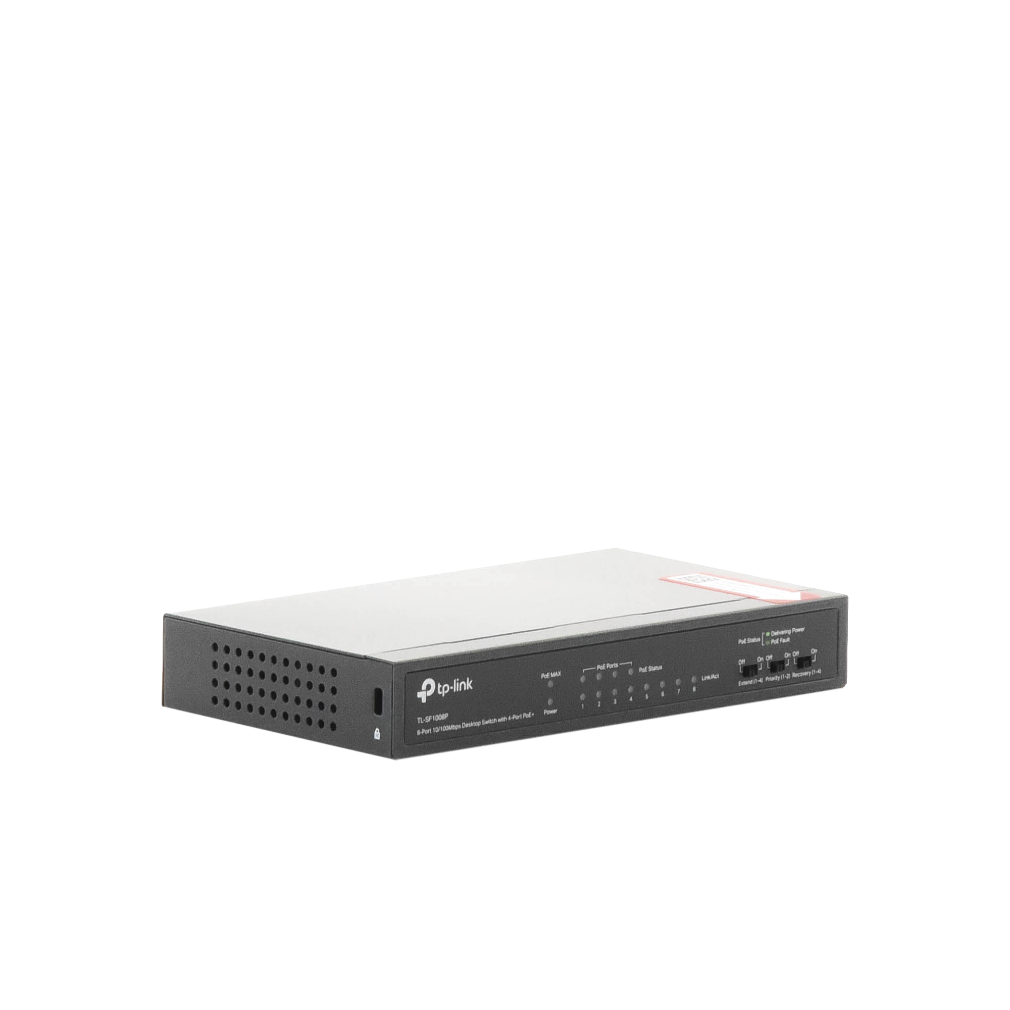 Switch PoE no Administrable de escritorio 8 puertos 10/100 Mbps, 4 puertos PoE, 57 W TP-LINK - Imagen 2