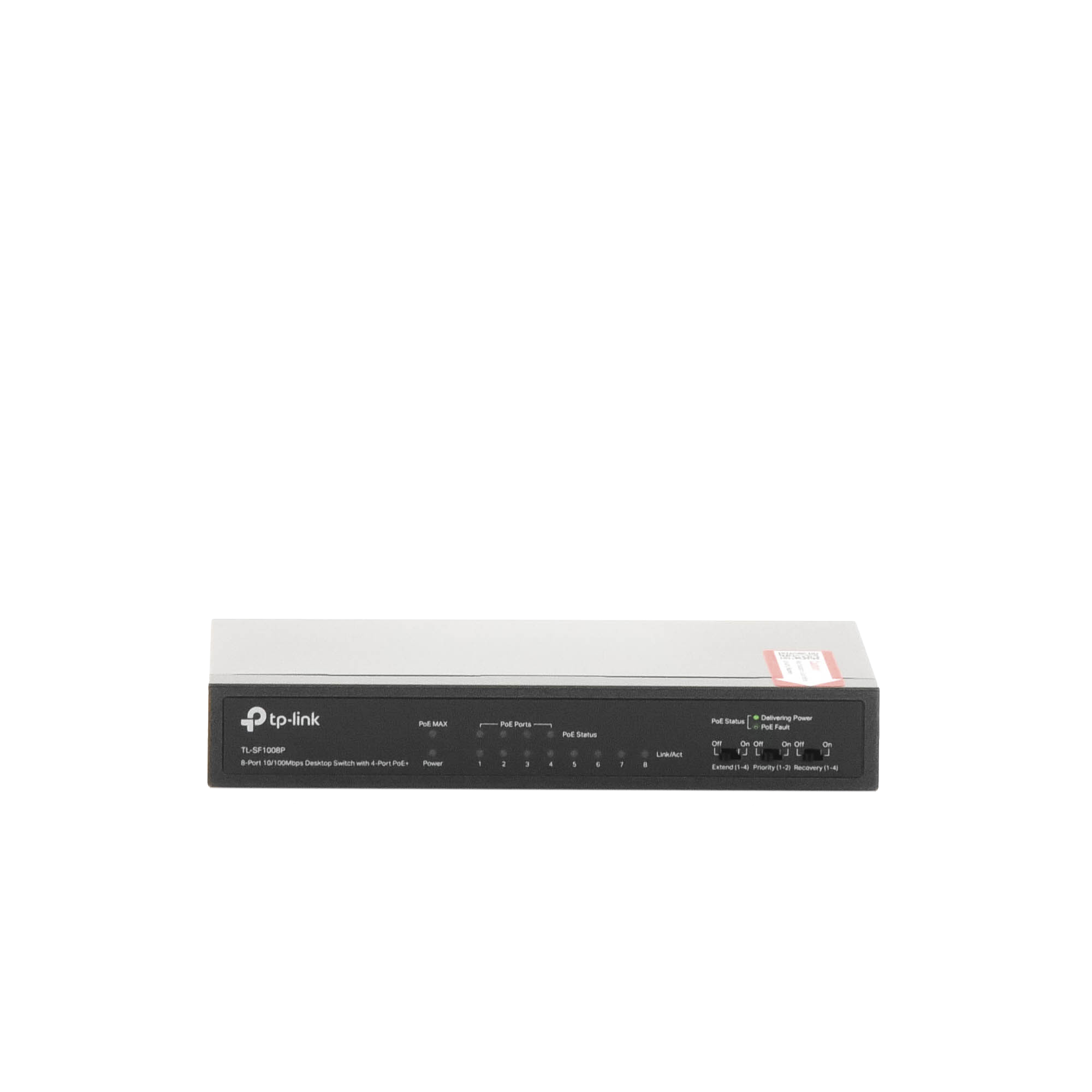 Switch PoE no Administrable de escritorio 8 puertos 10/100 Mbps, 4 puertos PoE, 57 W TP-LINK - Imagen 5