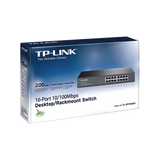Switch no administrable de 16 puertos 10/100 Mbps de escritorio y para montaje en rack TP-LINK - Imagen 2
