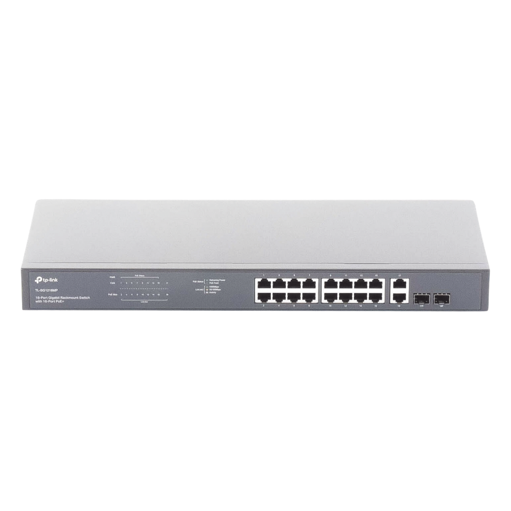 Switch no administrable de 16 puertos 10/100/1000Mbps y PoE af/at, 2 puertos SFP hasta 250W. TP-LINK - Imagen 4