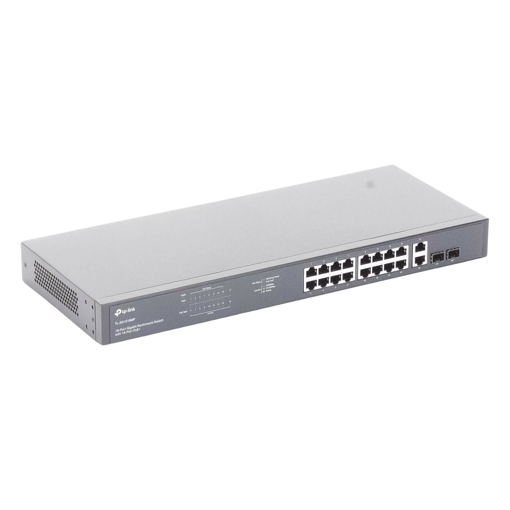 Switch no administrable de 16 puertos 10/100/1000Mbps y PoE af/at, 2 puertos SFP hasta 250W. TP-LINK - Imagen 7