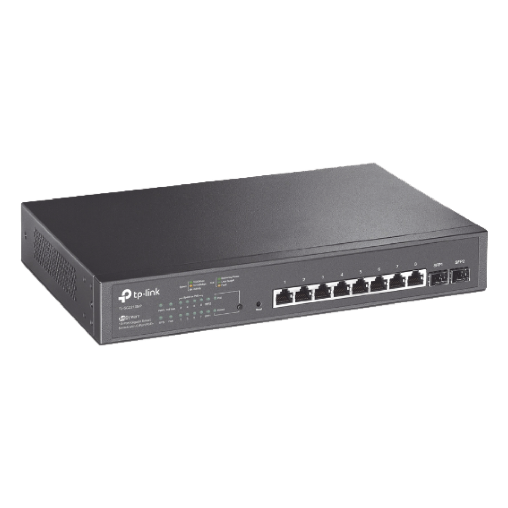 Switch PoE JetStream SDN Administrable 8 puertos 10/100/1000 Mbps + 2 puertos SFP, 8 puertos PoE, 150W, administración centralizada OMADA SDN TP-LINK - Imagen 2