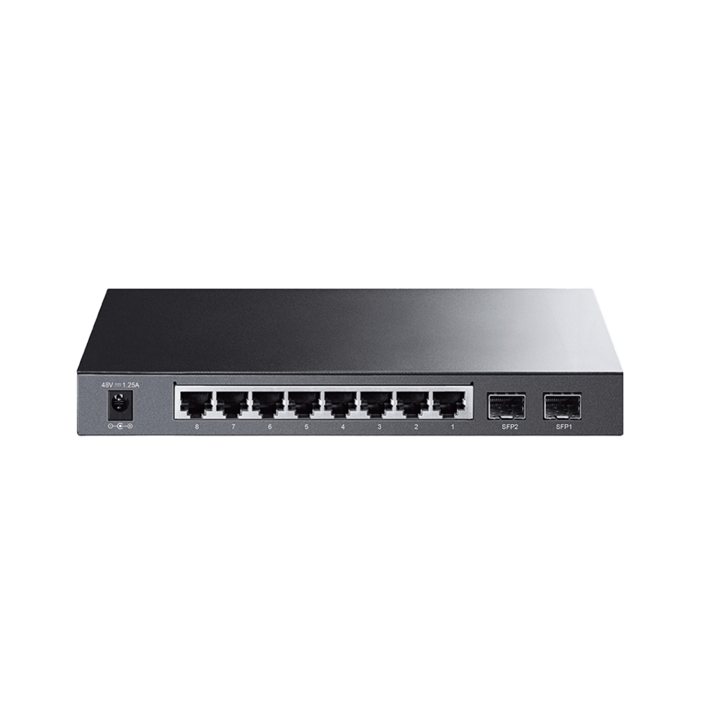 Switches PoETP - LINKTL-SG2210PSwitch Administrable 8 Puertos Gigabit PoE+ 61W 2 SFP Omada SDN TP - LINK TL - SG2210P - SILYMX
