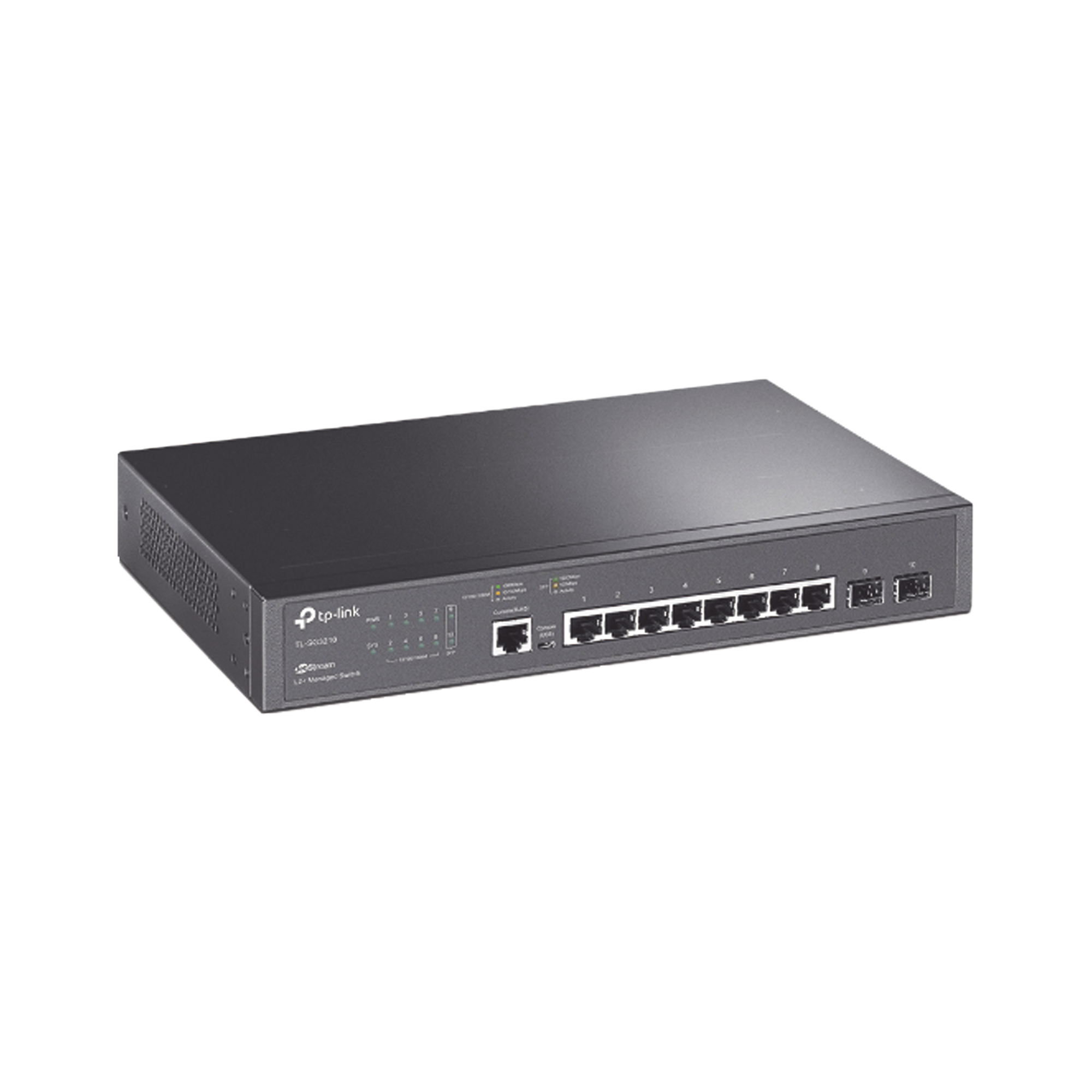 Switch JetStream SDN Administrable 8 puertos 10/100/1000 Mbps + 2 puertos SFP, administración centralizada OMADA SDN TP-LINK - Imagen 1