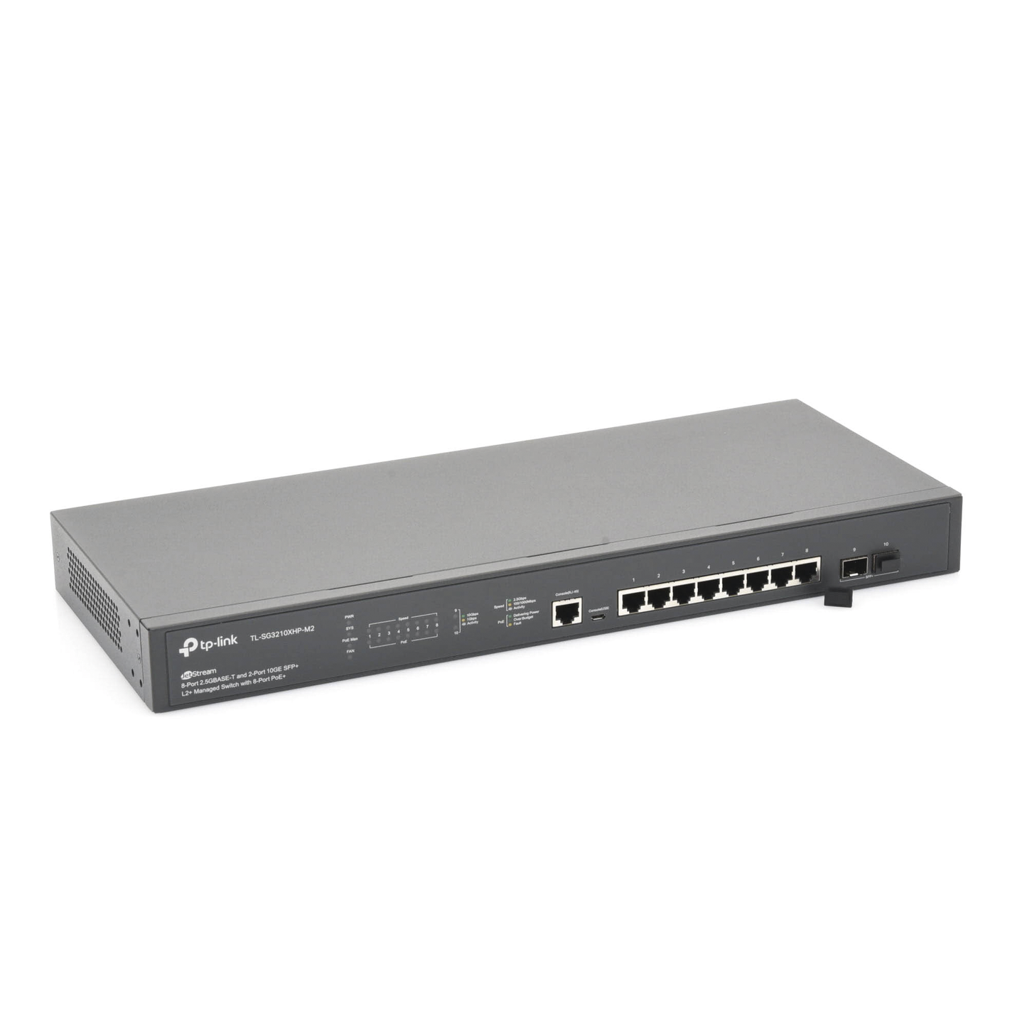 Switch PoE+ JetStream SDN Administrable 8 puertos 100/1000/2500 Mbps + 2 puertos SFP+, 8 puertos PoE+, 240W, administración centralizada OMADA SDN, ideal para Wi-Fi 6 TP-LINK - Imagen 4