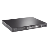 Switch PoE+ JetStream SDN Administrable 28 puertos 10/100/1000 Mbps + 4 puertos SFP, 24 puertos PoE, 384W, administración centralizada OMADA SDN TP-LINK - Imagen 1