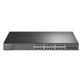 Switch PoE+ JetStream SDN Administrable 28 puertos 10/100/1000 Mbps + 4 puertos SFP, 24 puertos PoE, 384W, administración centralizada OMADA SDN TP-LINK - Imagen 2