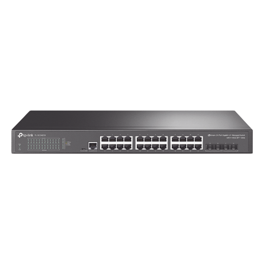 Switch JetStream SDN Administrable 24 puertos 10/100/1000 Mbps + 4 puertos SFP+, administración centralizada OMADA SDN TP-LINK - Imagen 1