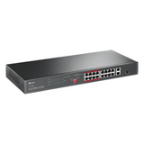 Switch PoE+ no Administrable 16 puertos 10/100 Mbps + 2 puertos 10/100/1000 Mbps + 1 puerto SFP, 8 puertos Extensor PoE (hasta 250 m), 150W, diseño para Vigilancia IP TP-LINK - Imagen 2