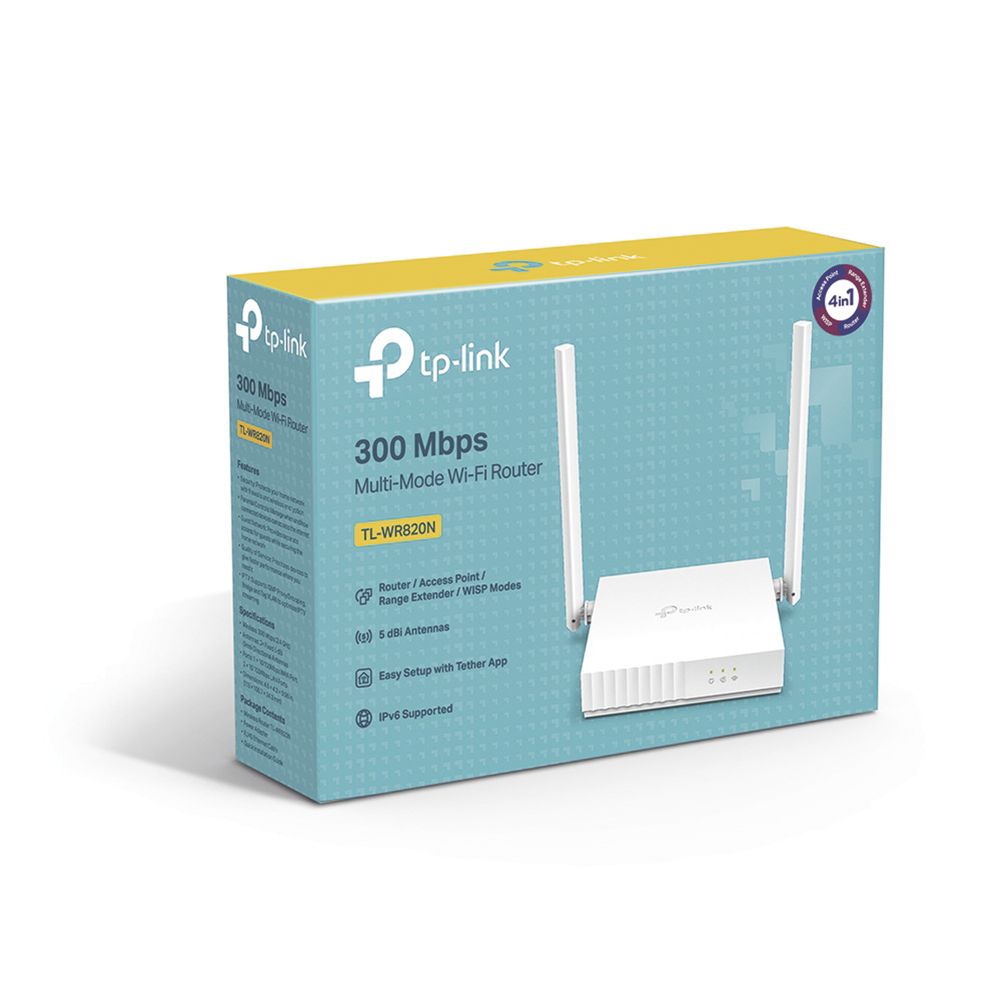 Router Inalámbrico WISP, 2.4 GHz, 300 Mbps, 2 antenas externas omnidireccional 5 dBi, 2 Puertos LAN 10/100 Mbps, 1 Puerto WAN 10/100 Mbps TP-LINK - Imagen 3
