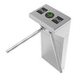 ZKTECO TS1000PLUS - Torniquete Bidireccional / Acero SUS304 / 110V / 25 a 30 x Min / Carril 50 cm / Exterior Protegido / 1 millón de Ciclos / No cuenta con Lectores y Panel / Compatible Rostro, Palma, Huella, Tarjeta, QR - Imagen 1