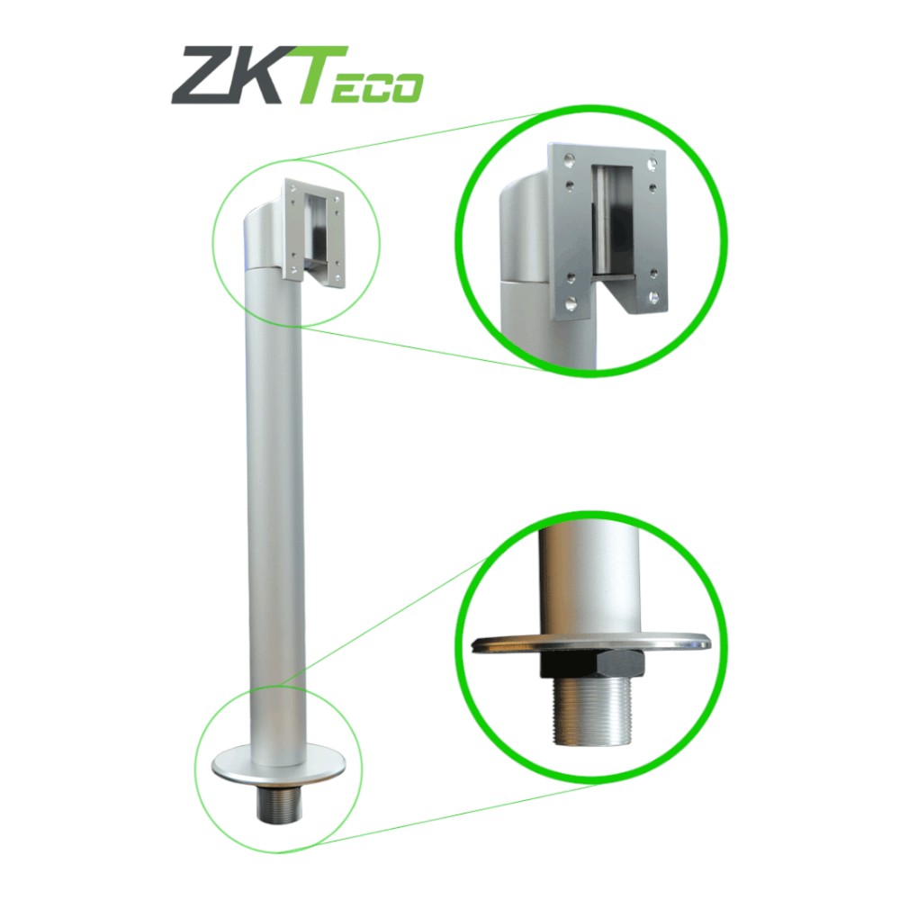 ZKTECO - Kit de torniquete TS1000D con control de acceso FaceDepot7BL - Imagen 2