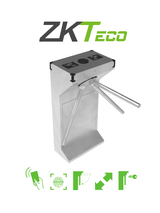 ZKTECO - Kit de torniquete TS1000D con control de acceso FaceDepot7BL - Imagen 3