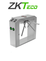 ZKTECO TS2200PRO - Torniquete Trípode Doble Carril Bidireccional / Semiautomático / Acero Inoxidable / Indicadores LED / 110V / Exterior Protegido / Requiere lectores y Panel - Imagen 1