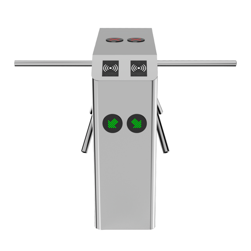 ZKTECO TS2200PRO - Torniquete Trípode Doble Carril Bidireccional / Semiautomático / Acero Inoxidable / Indicadores LED / 110V / Exterior Protegido / Requiere lectores y Panel - Imagen 3