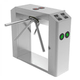 ZKTECO TS2200PRO - Torniquete Trípode Doble Carril Bidireccional / Semiautomático / Acero Inoxidable / Indicadores LED / 110V / Exterior Protegido / Requiere lectores y Panel - Imagen 6
