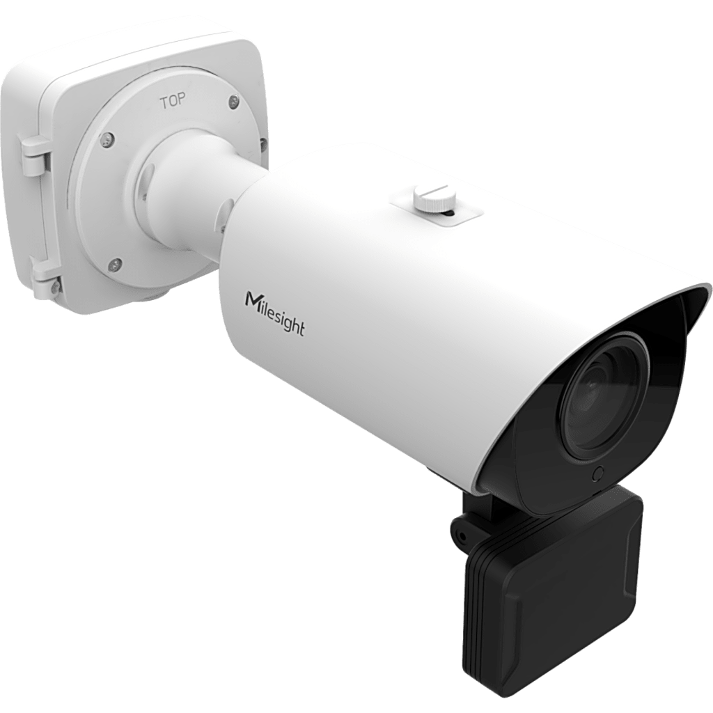 Cámara LPR 4MP / Sensor CMOS 1/1.8" / Zoom Óptico 4X 8-32mm / IR 50 mts (164 ft) / ANPR hasta 40 mts / Cobertura 2 carriles / IP67 IK10 / PoE+ / H.265 MILESIGHT - Imagen 4