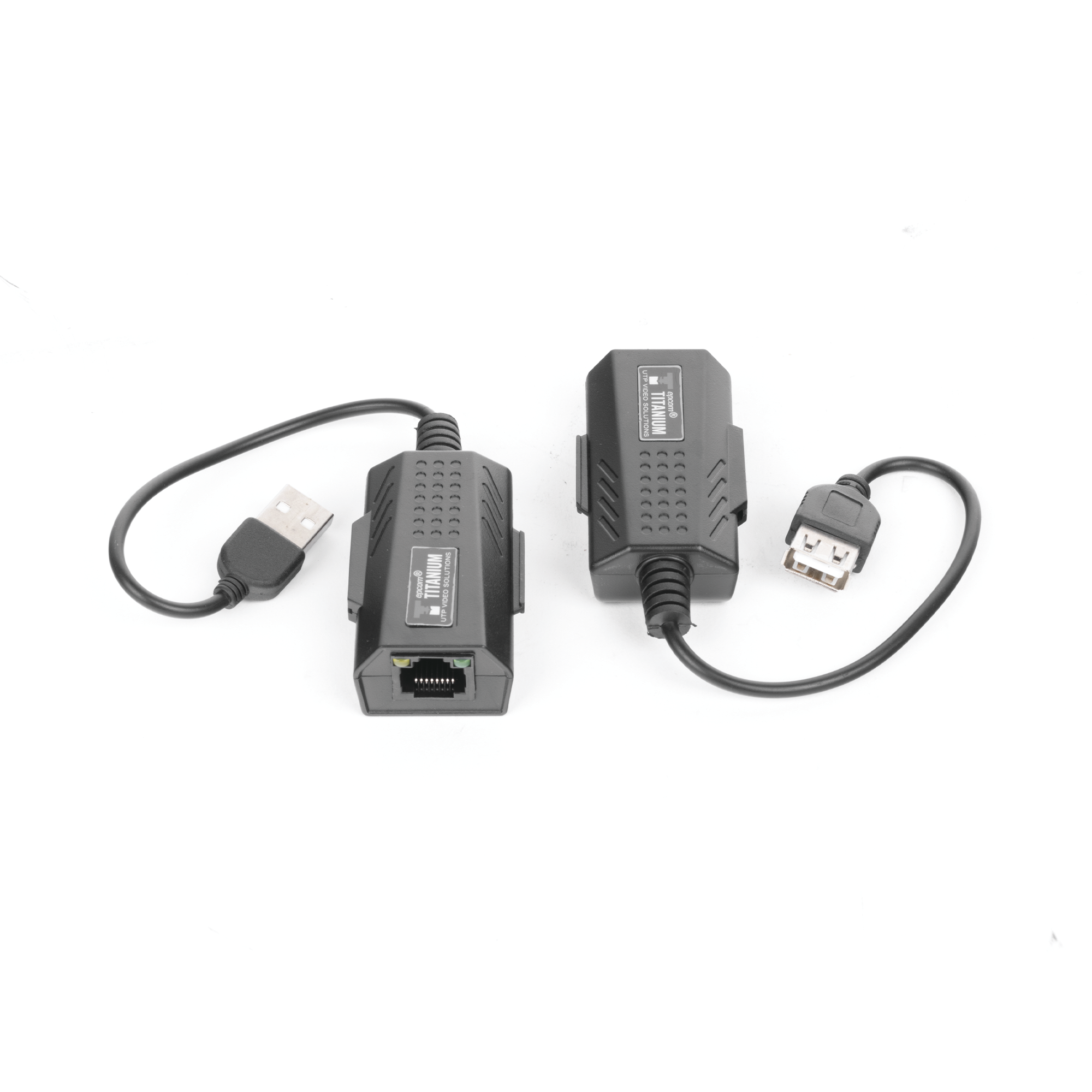 Kit extensor USB por cable UTP Cat 5 / 5e / 6 para Distancias de Hasta 50 Metros / Versión 2.0 EPCOM TITANIUM - Imagen 2