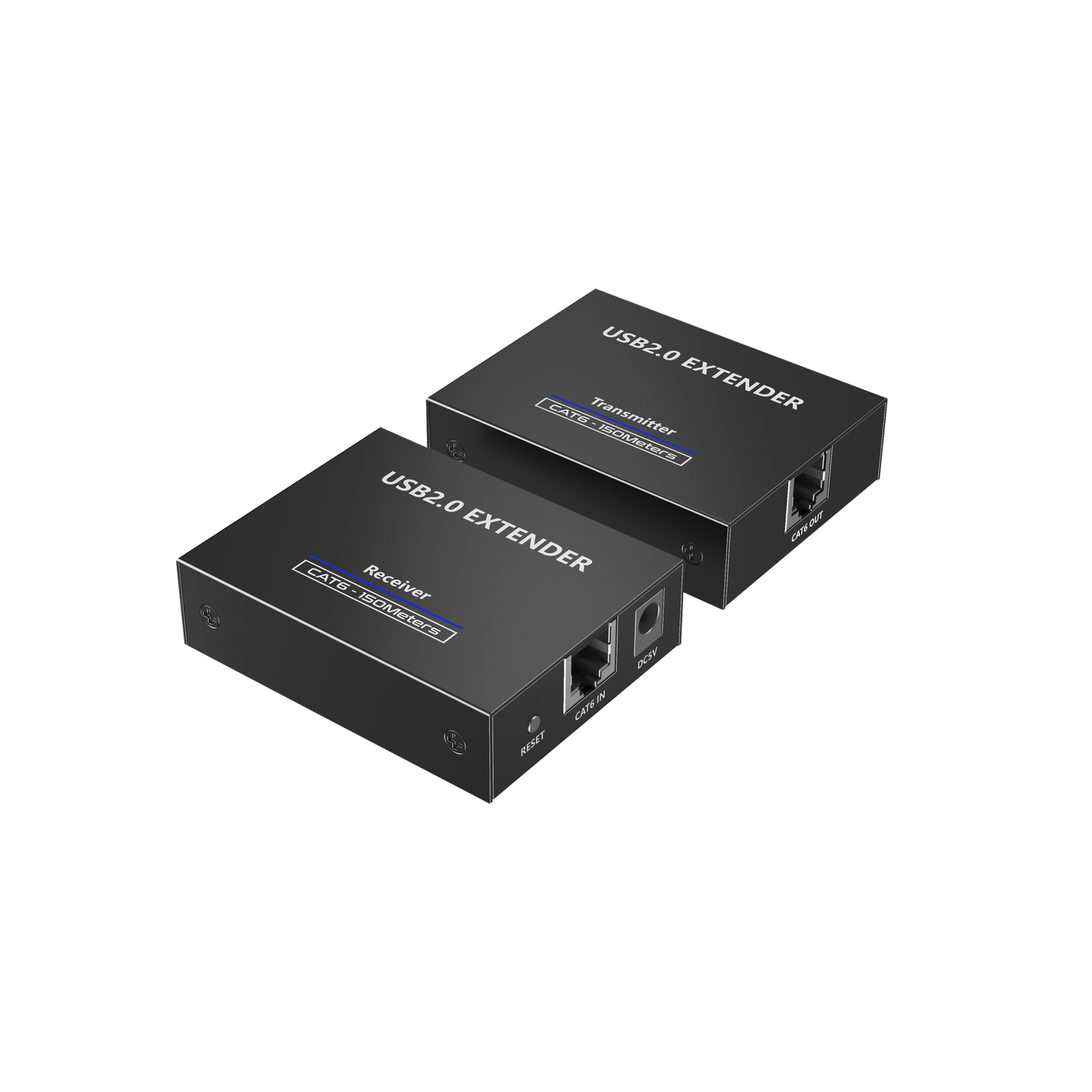 Kit EXTENSOR USB 2.0 de 4 Puertos para Distancias de Hasta 150 m EPCOM TITANIUM TT150USB - Imagen 1