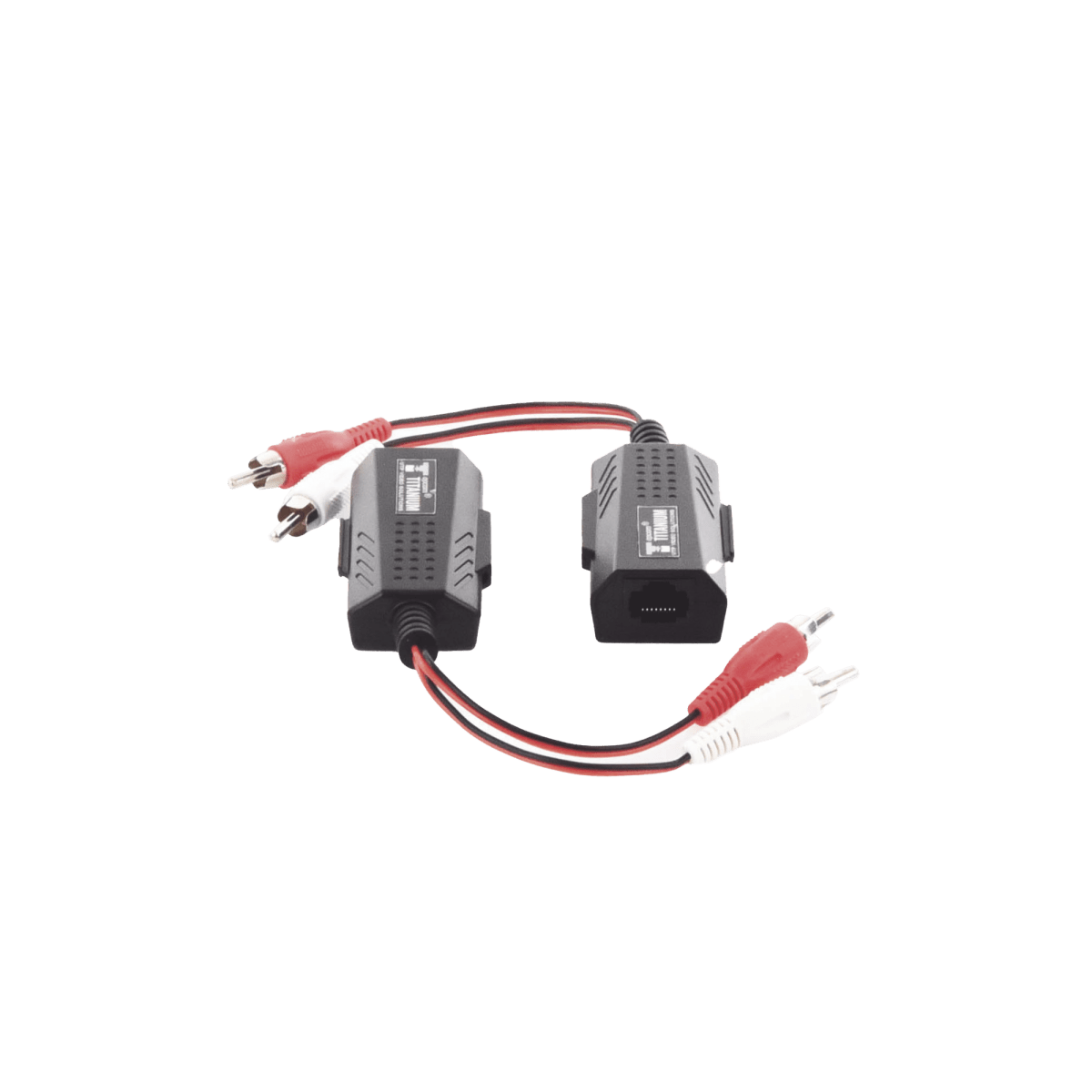 Accesorios de audioEPCOM TITANIUMTT2001ABalun Extensor Audio Estéreo RCA a RJ45 800m Cat5/Cat6 EPCOM TITANIUM TT2001A - SILYMX