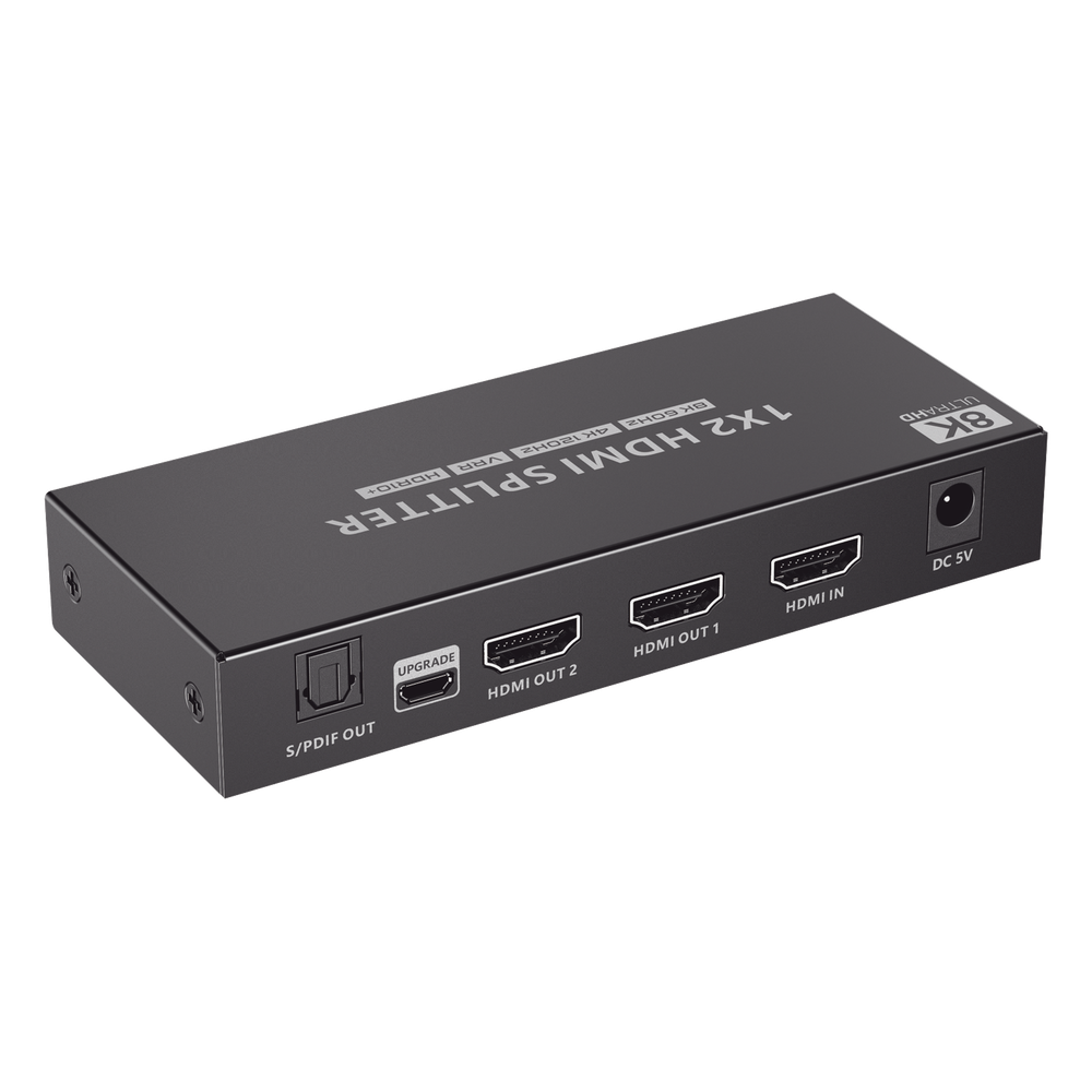 Splitter HDMI 1x2 HDMI 2.1 8K 60Hz 4K 120Hz 48Gbps HDR10+ Dolby Vision HDCP 2.3 EPCOM TITANIUM TT312-8K - Imagen 2