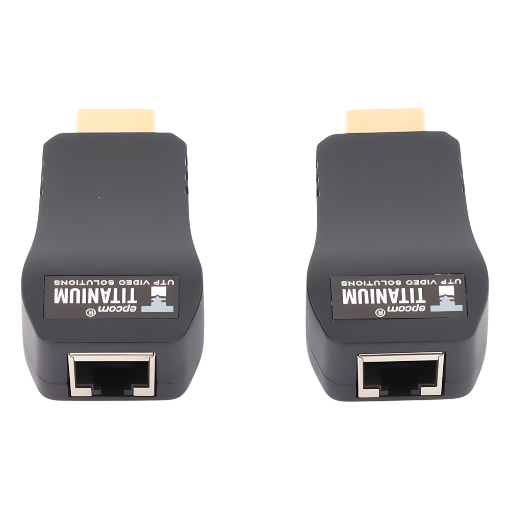 Extensor HDMI 25m (82ft) Cat5e/Cat6 1080p@60Hz HDMI 1.3 HDCP 1.2 Sin Alimentación Externa EPCOM TITANIUM TTHDMI2RJ - Imagen 2