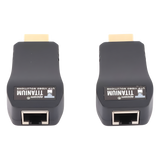 Extensor HDMI 25m (82ft) Cat5e/Cat6 1080p@60Hz HDMI 1.3 HDCP 1.2 Sin Alimentación Externa EPCOM TITANIUM TTHDMI2RJ - Imagen 2