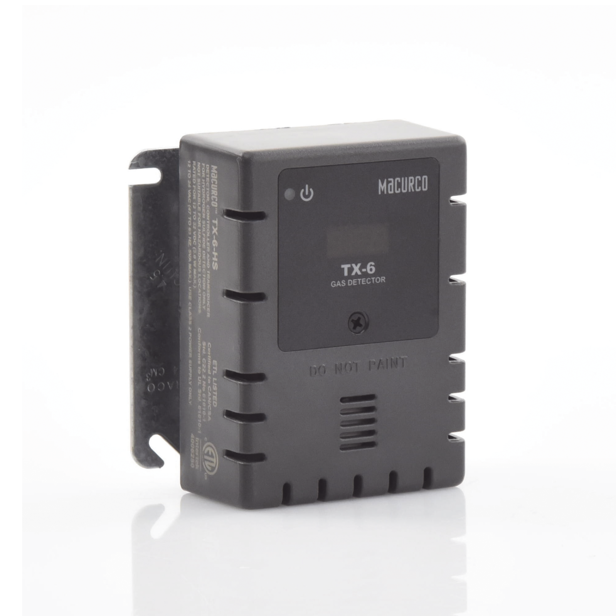 Detector, Controlador y Transductor de Sulfuro de Hidrógeno para Panel de Detección de Incendio TX-6-HS MACURCO - AERIONICS - Imagen 1