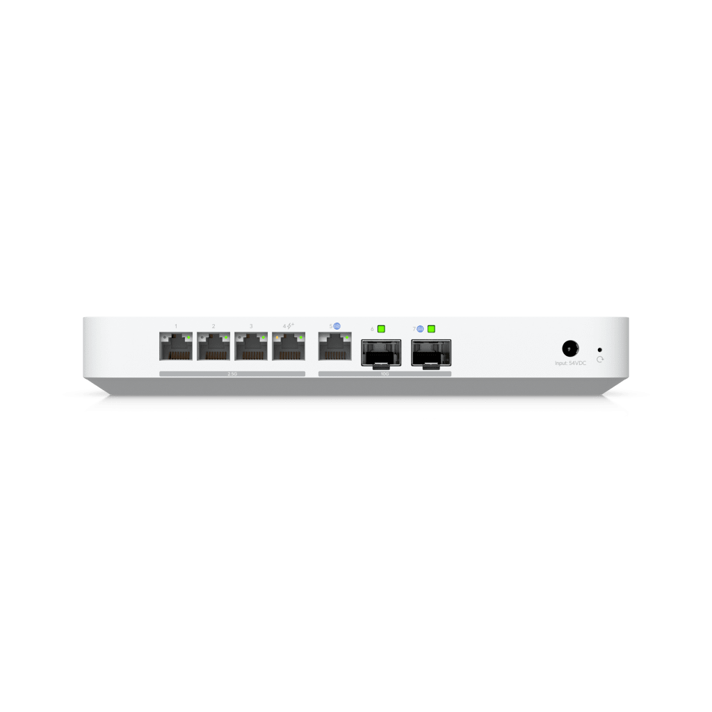 UCG Fiber Cloud Gateway de 10G de Escritorio con Switch Integrado de 4 Puertos 2.5 GbE y 1 Puerto 10G SFP+, Compatibilidad Total con Full Stack UniFi UBIQUITI - Imagen 2