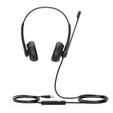 Diadema Profesional USB para Teléfonos IP y PC con Almohadillas de Cuero UH34-DUAL-TEAMS YEALINK - Imagen 2